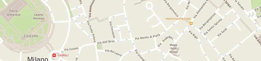 Mappa della impresa pelosi angelo carlo a MILANO