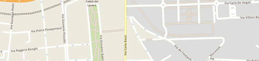 Mappa della impresa all service srl a MILANO