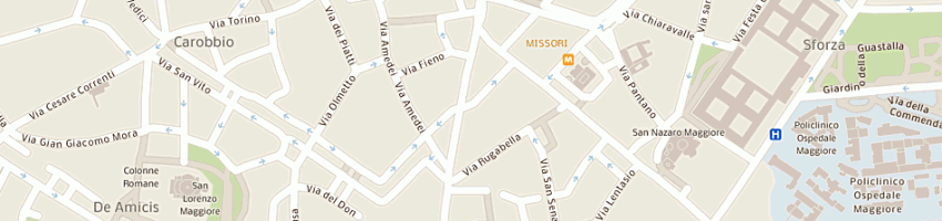Mappa della impresa edr (sas) a MILANO