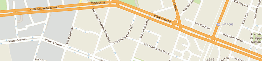 Mappa della impresa azzimonti eva a MILANO