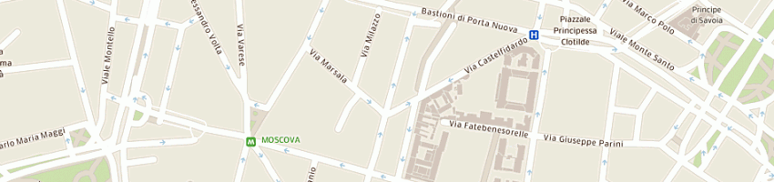 Mappa della impresa studio solferino sas di barreca marzia e c a MILANO