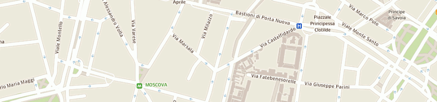 Mappa della impresa lunardon marilina a MILANO