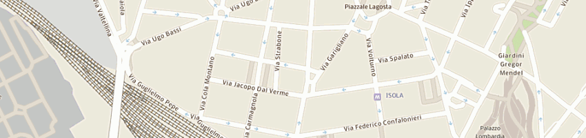 Mappa della impresa my satisfaction srl a MILANO