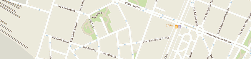 Mappa della impresa mediterranea srl a MILANO