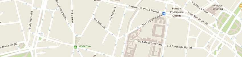 Mappa della impresa enhancements srl a MILANO
