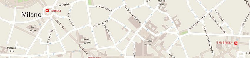 Mappa della impresa bar della scala sas di torchia tommaso e c a MILANO
