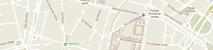 Mappa della impresa dibenedetto preziosi di dibenedetto davide e c sa a MILANO