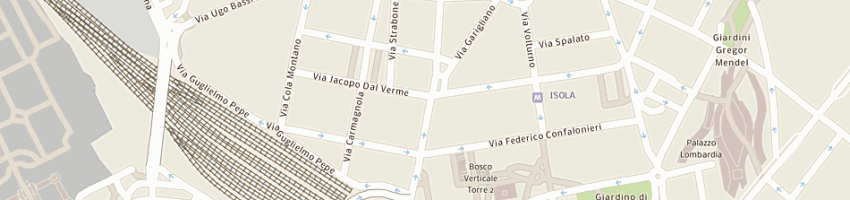 Mappa della impresa sinigaglia elisabetta a MILANO