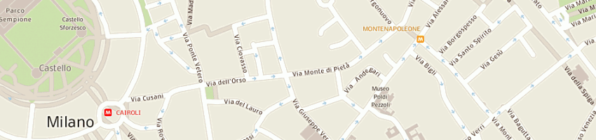 Mappa della impresa aedes agency srl a MILANO