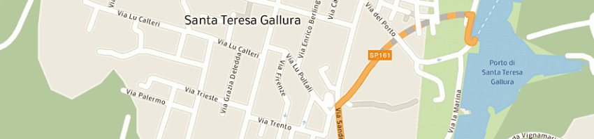 Mappa della impresa top sardinia srl a SANTA TERESA GALLURA