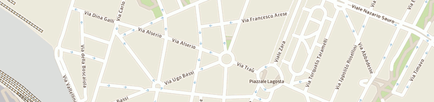 Mappa della impresa michelini raul a MILANO