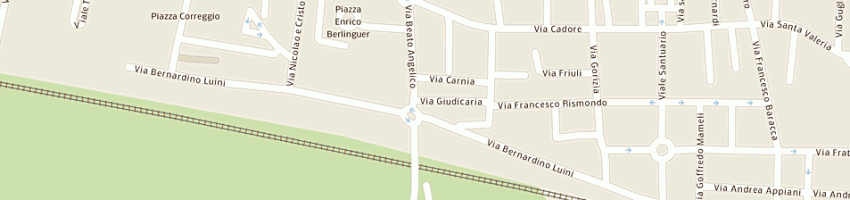 Mappa della impresa stireria e confezioni sada sas di lu hui e c a SEREGNO