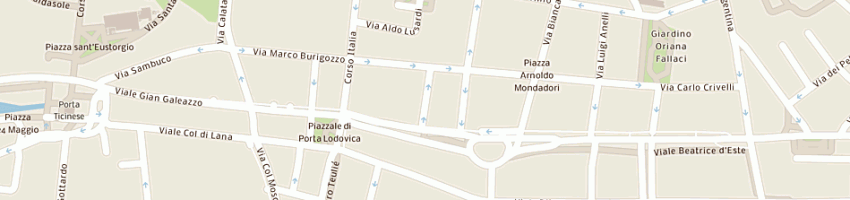 Mappa della impresa andrea turchi di andrea turchi e c sas a MILANO