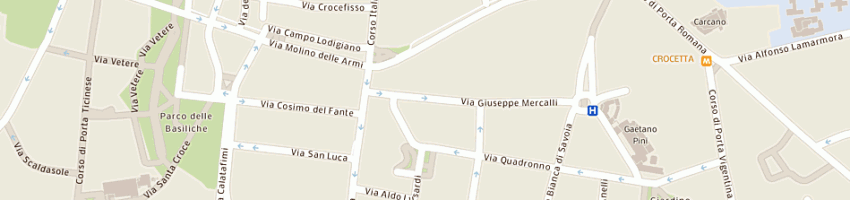 Mappa della impresa ma ghi sas di ghirardi daniela a MILANO