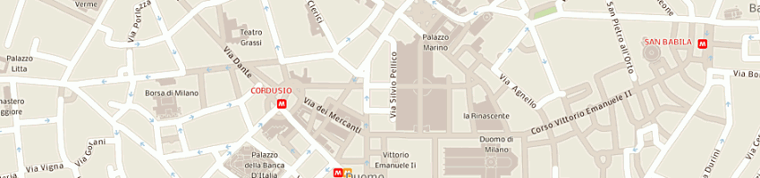 Mappa della impresa efa srl a MILANO