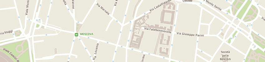 Mappa della impresa ma9 promotion di marion pessina a MILANO