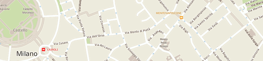Mappa della impresa foroni spa a MILANO
