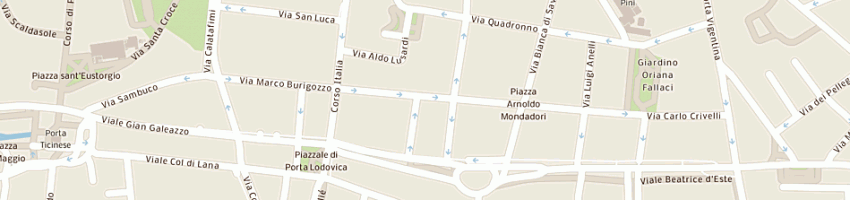 Mappa della impresa dompe' farmaceutici spa a MILANO