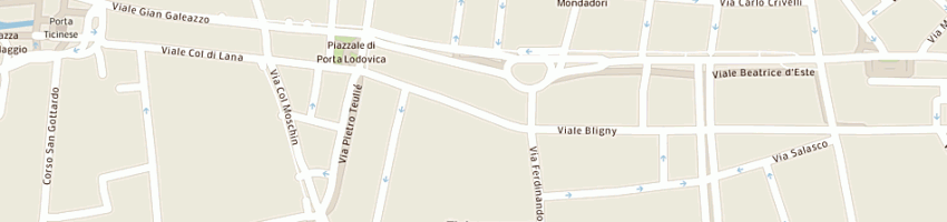 Mappa della impresa guerini loris a MILANO