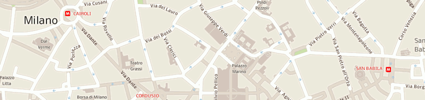 Mappa della impresa fondazione nicola trussardi a MILANO