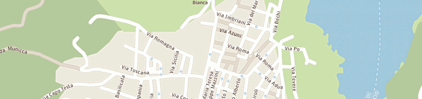 Mappa della impresa cossu maria a SANTA TERESA GALLURA