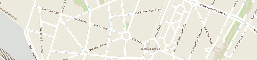 Mappa della impresa frisoni oreste a MILANO