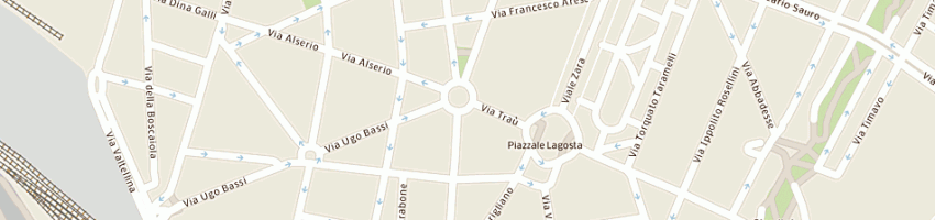 Mappa della impresa mga srl a MILANO