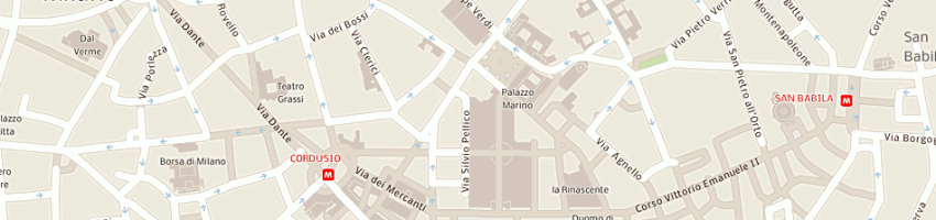 Mappa della impresa stretti francesco a MILANO