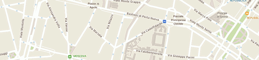 Mappa della impresa plicato donatella avv a MILANO