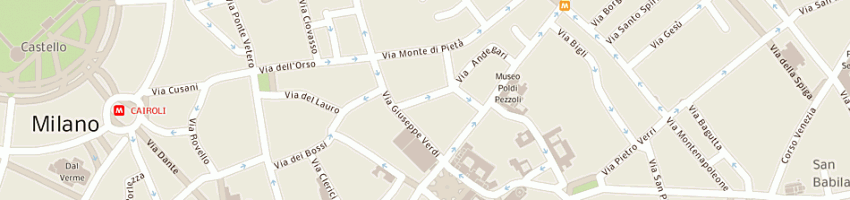 Mappa della impresa cambri-dalmasso notai ss a MILANO