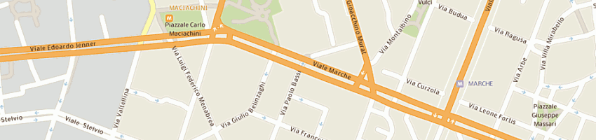 Mappa della impresa lavex service srl a MILANO