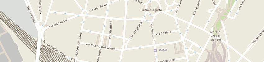 Mappa della impresa il posticino sncdi clemente giuditta e torchio edoardo a MILANO