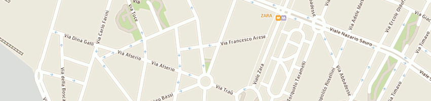 Mappa della impresa control video srl a MILANO