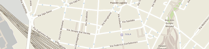 Mappa della impresa slongo gianfranco a MILANO