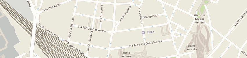 Mappa della impresa associazione umanisti nel mondo per lo sviluppo umano onlus a MILANO