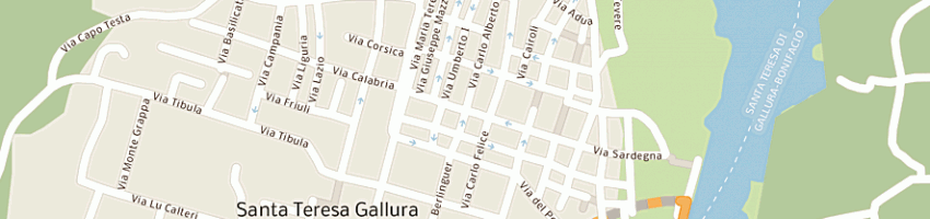 Mappa della impresa l'angolo d'oro a SANTA TERESA GALLURA