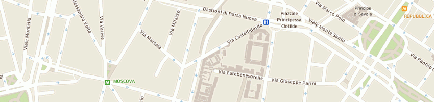 Mappa della impresa assandri claudio a MILANO