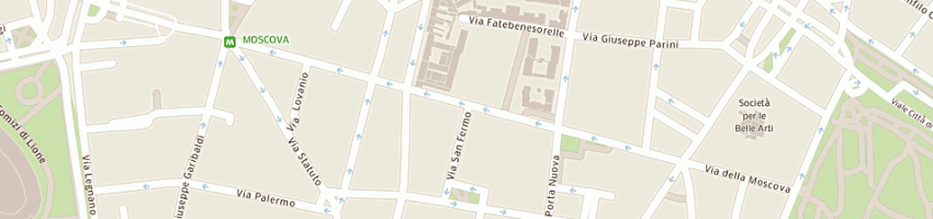 Mappa della impresa gregato giorgio a MILANO