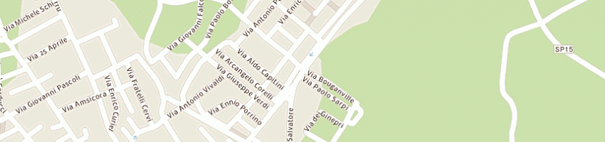 Mappa della impresa farmacia marchi dr caterina a SETTIMO SAN PIETRO