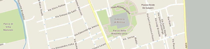Mappa della impresa comune di bresso a BRESSO