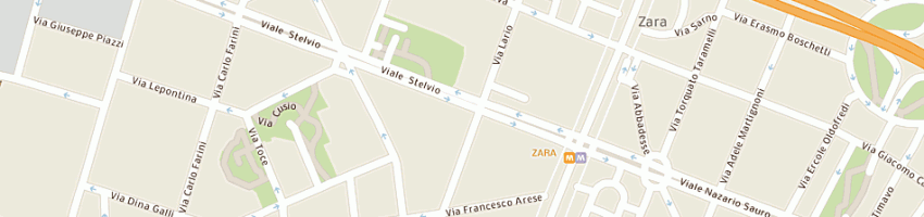 Mappa della impresa studio muzzolon benotto snc a MILANO