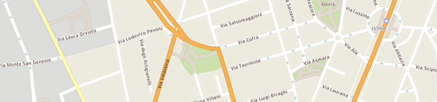 Mappa della impresa gam sdf di denti maurizio e c a MILANO