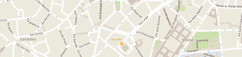 Mappa della impresa bnl servizi assicurativi srl a MILANO