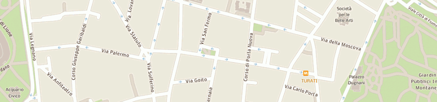 Mappa della impresa barberis avv mauro a MILANO