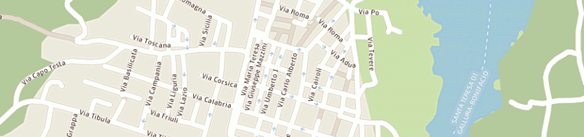 Mappa della impresa consorzio cna services a SANTA TERESA GALLURA