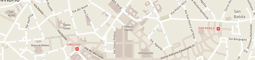Mappa della impresa suadeo srl a MILANO