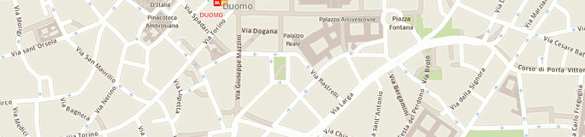 Mappa della impresa porta d'oro srl a MILANO