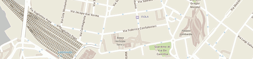 Mappa della impresa ammatamma srl a MILANO