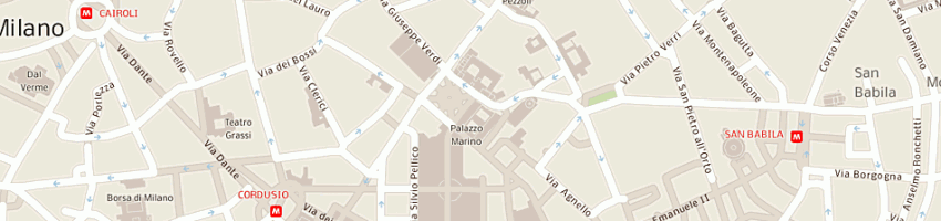 Mappa della impresa condominio piazza s agostino 5 a MILANO