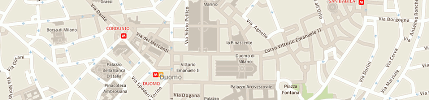 Mappa della impresa autogrill spa a MILANO
